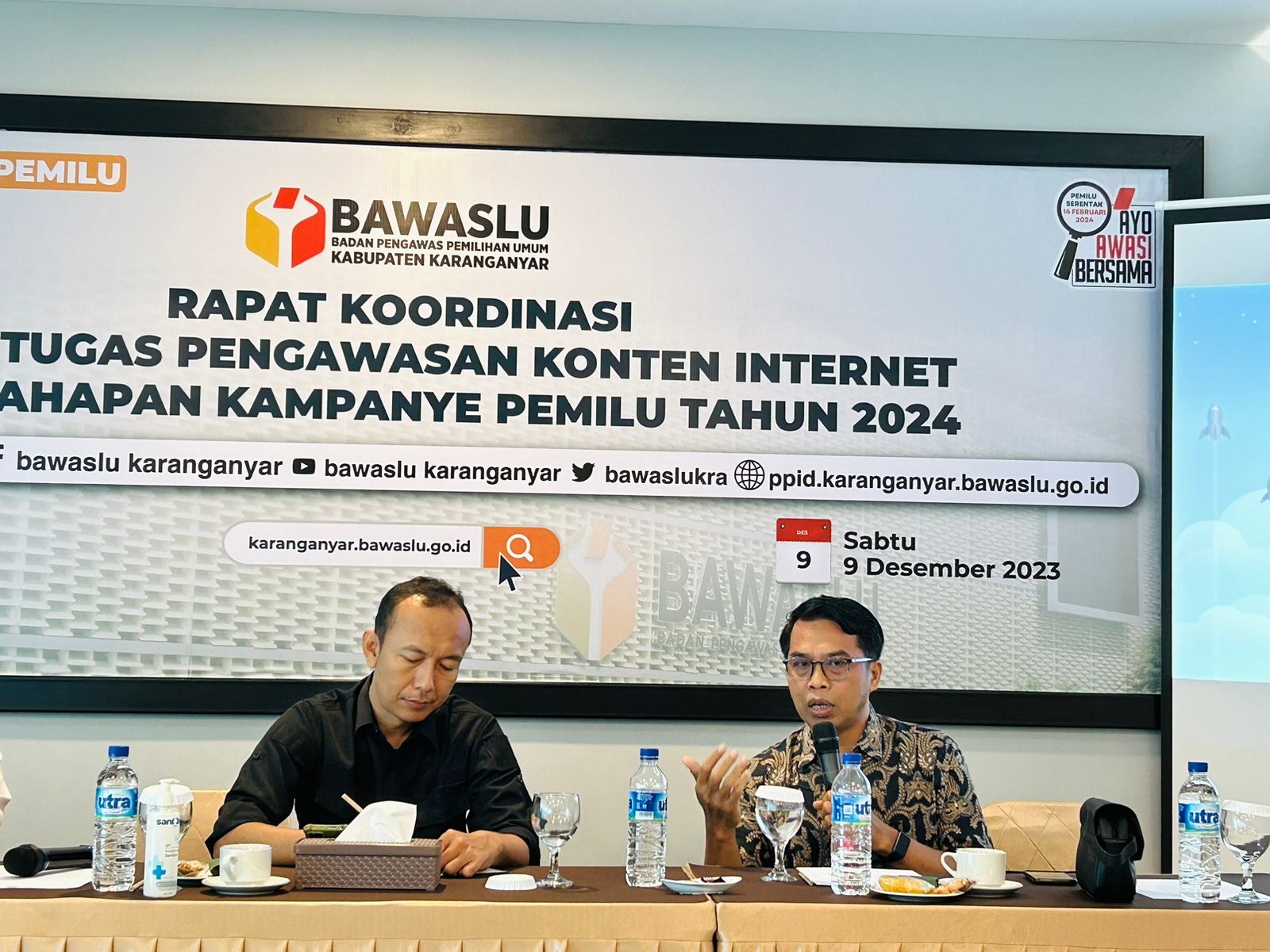 Suwarmin, Narasumber Kegiatan sedang memberikan materi