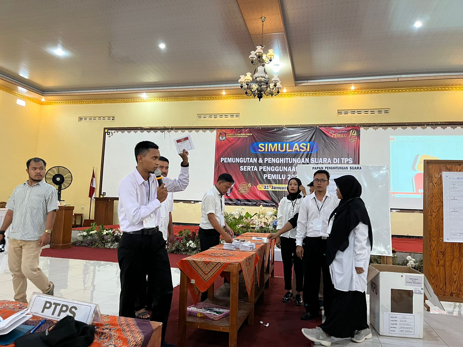 Simulasi Pemungutan dan Penghitungan Suara Pemilu