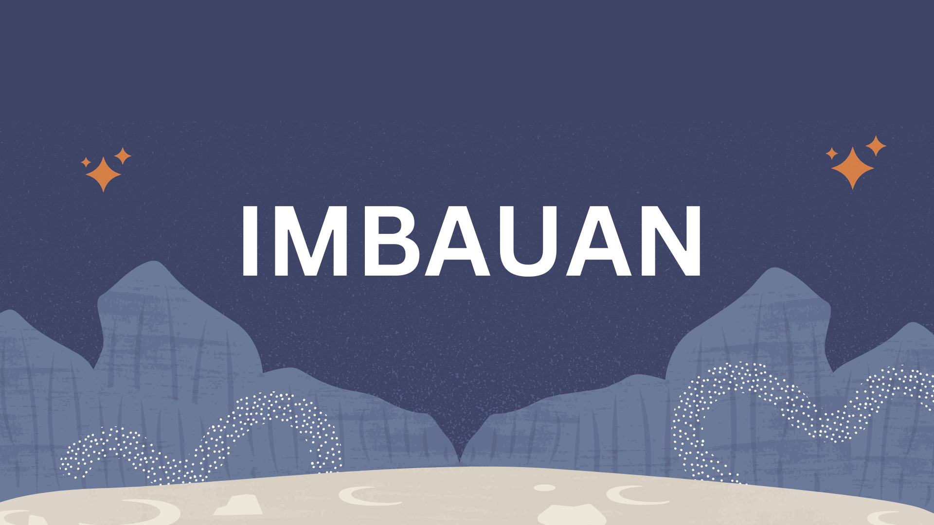 Imbauan Tentang Masa Tenang