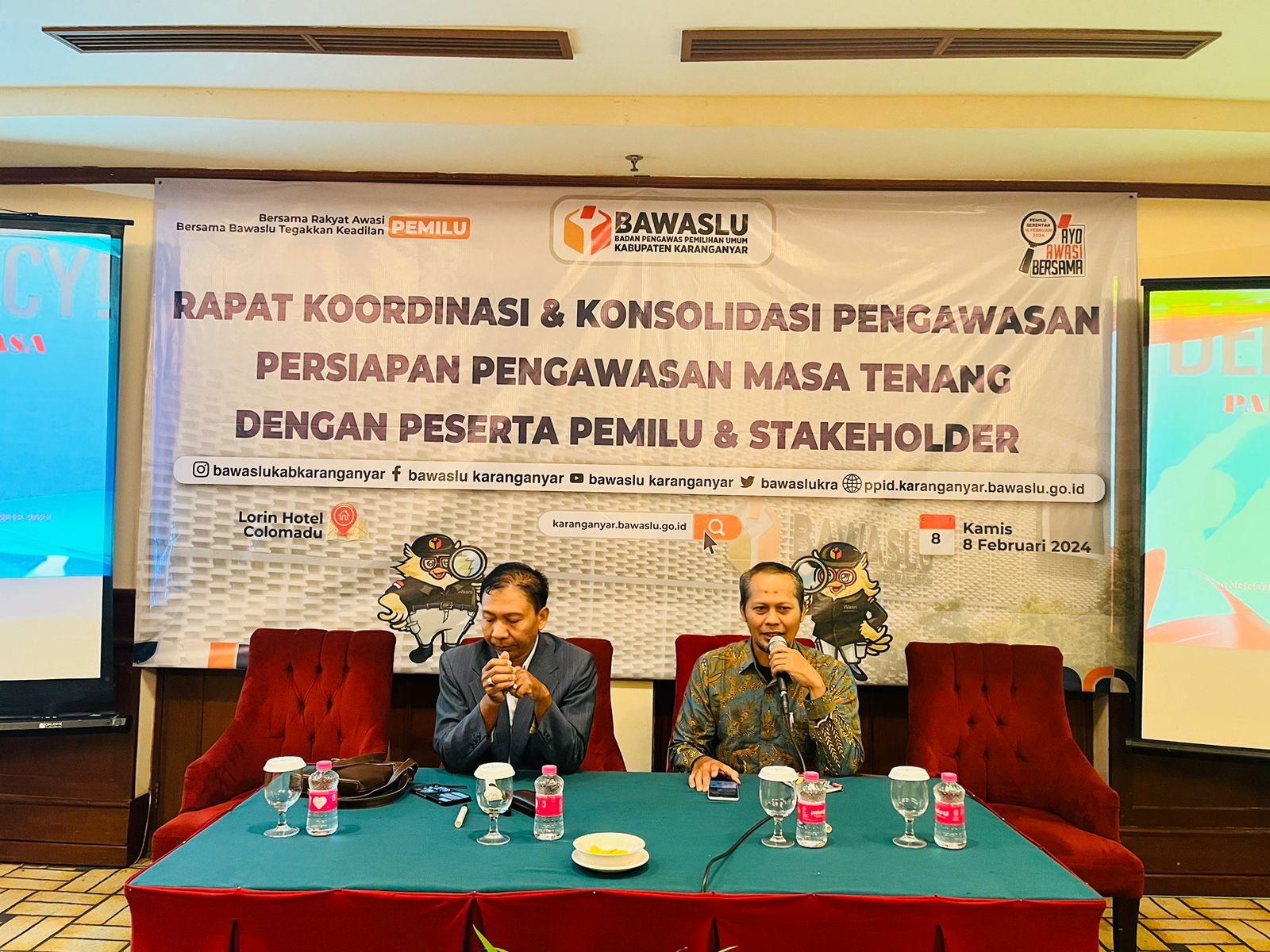 Penyampaian materi yang dilanjutkan dengan diskusi