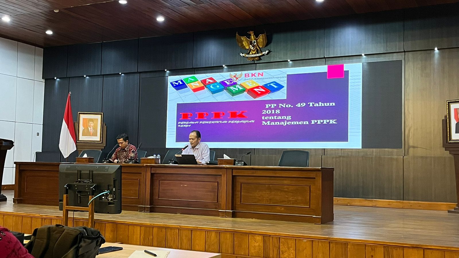 Bawaslu Karanganyar Ikuti Sosialisasi Peraturan Terkait Kepegawaian