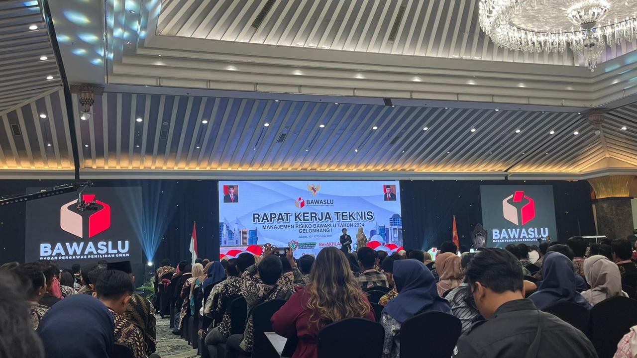 Bawaslu Karanganyar Ikuti Raker Manajemen Resiko