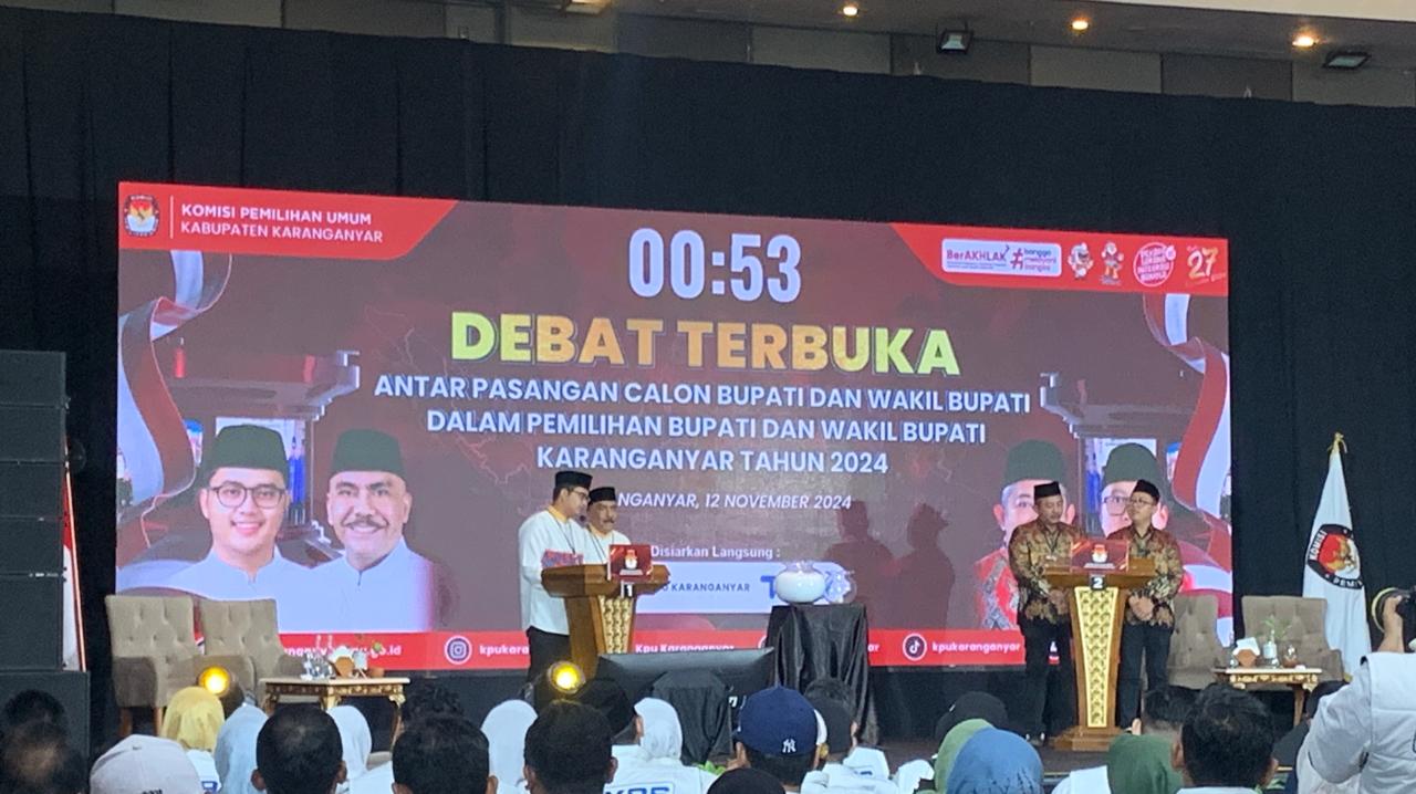 Bawaslu Karanganyar Awasi Debat Paslon Bupati dan Wakil Bupati