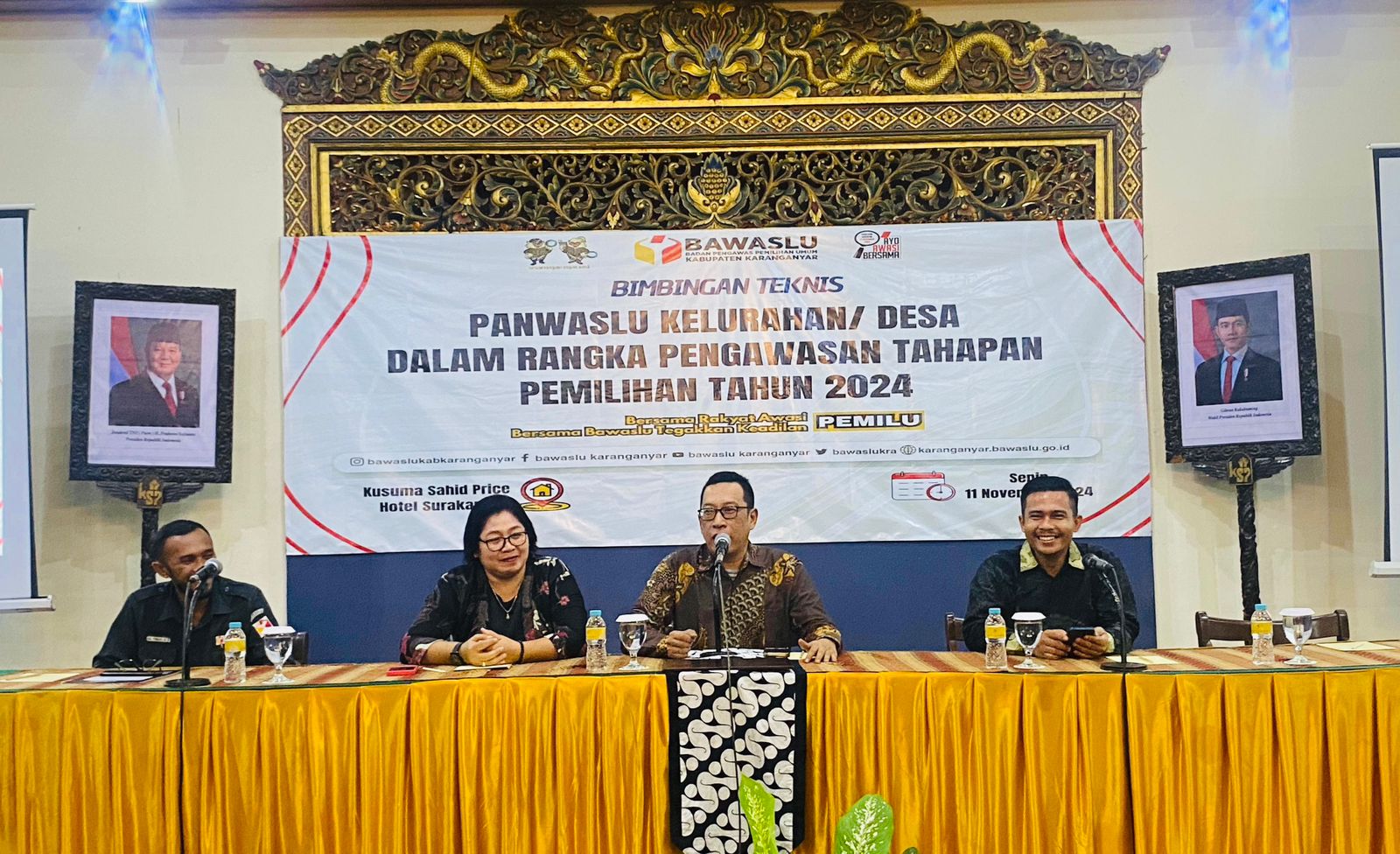 Bawaslu Karanganyar Bekali Panwas Kelurahan/ Desa Hadapi Tahapan Pemilihan