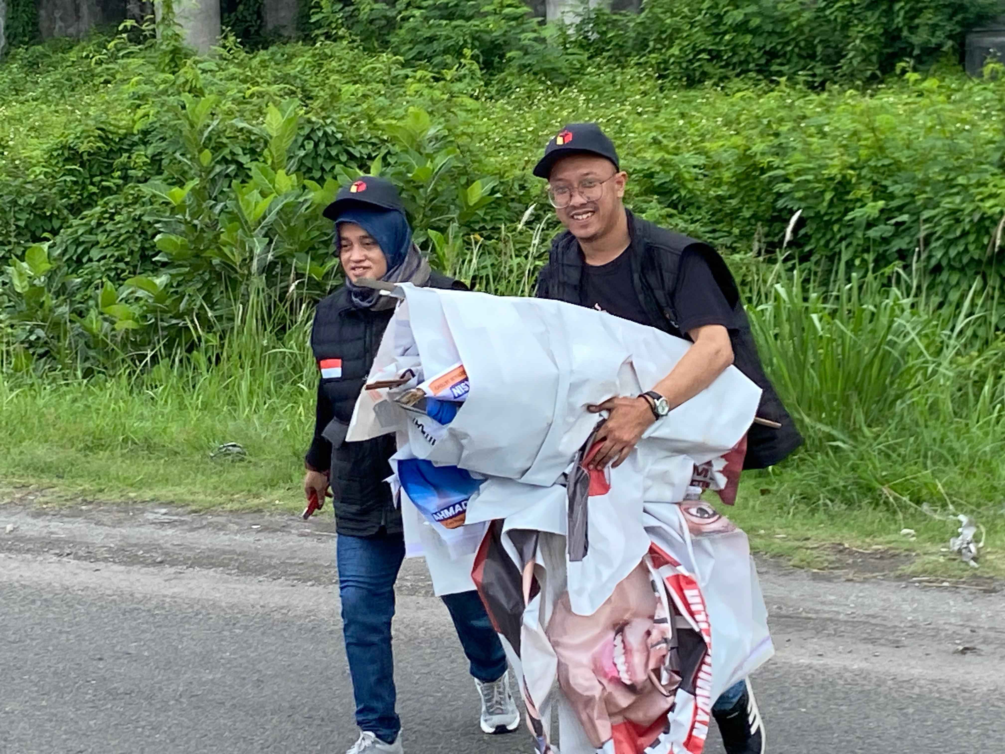 Tiba Tahapan Masa Tenang, Bawaslu Karanganyar Tertibkan Alat Peraga Kampanye