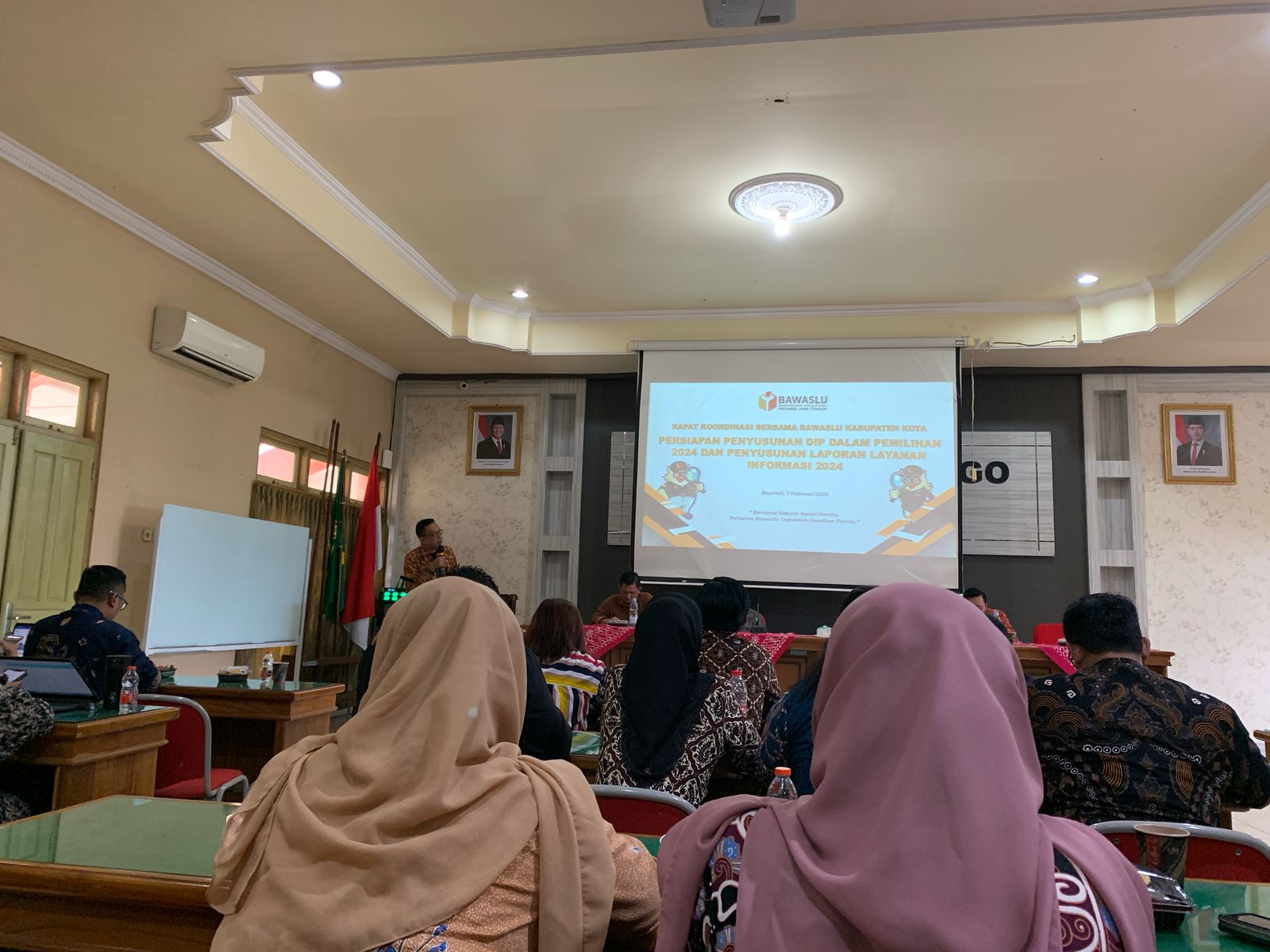 Penyusunan DIP, Bawaslu Karanganyar Ikuti Rakor