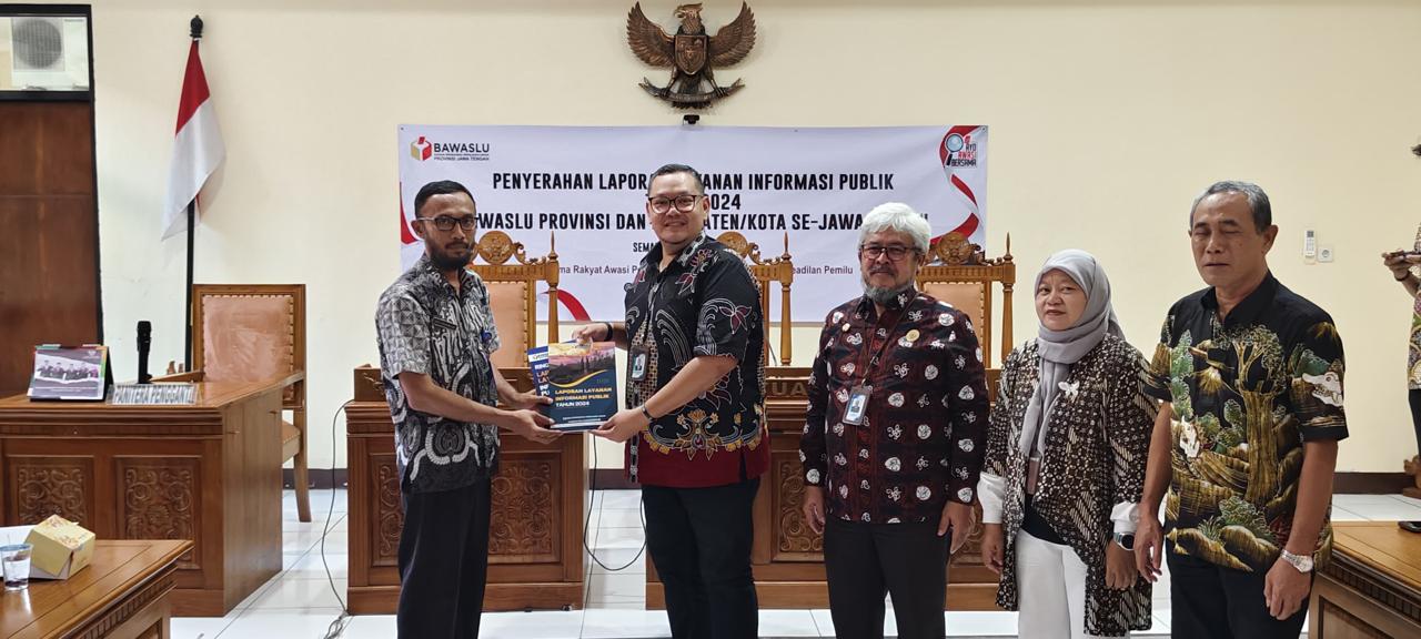 Bawaslu Karanganyar Sampaikan Laporan Pelayanan Informasi Publik Tahun 2024