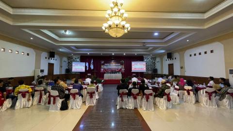 Bawaslu Karanganyar Hadiri Rapat Koordinasi Persiapan Kampanye Rapat Umum Bersama Stakeholder