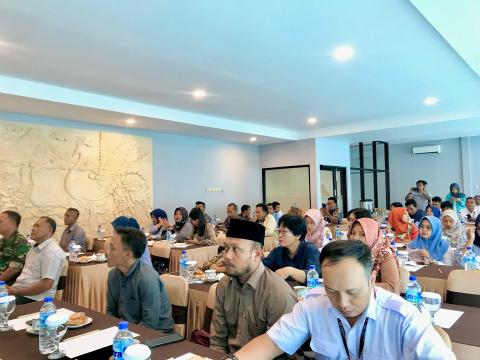 Peserta kegiatan yaitu pengawas pemilu kecamatan se-Kabupaten Karanganyar