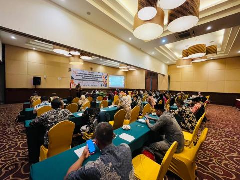 Peserta kegiatan yaitu Pengawas Pemilu Kecamaran se-Kabupaten Karanganyar