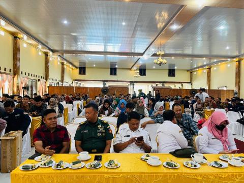 Anggota Bawaslu Karanganyar, Sudarsono, hadiri kegiatan Simulasi Pungut Hitung Suara Pemilu