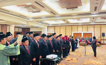 Bawaslu Kabupaten Karanganyar Lantik 51 Panwaslu Kecamatan