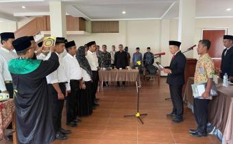 Bawaslu Karanganyar Hadiri Pelantikan PKD