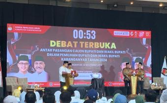 Bawaslu Karanganyar Awasi Debat Paslon Bupati dan Wakil Bupati