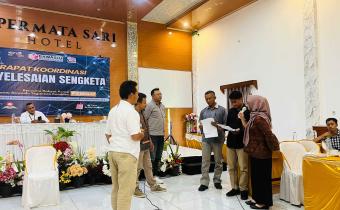 Persiapakan Jajaran Tingkat Kecamatan, Bawaslu Karanganyar Gelar Rakor Simulasi 