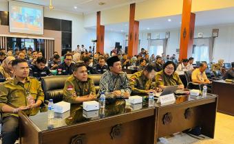 Bawaslu Karanganyar Ikuti Rekapitulasi Hasil Penghitungan Suara Tingkat Kabupaten 